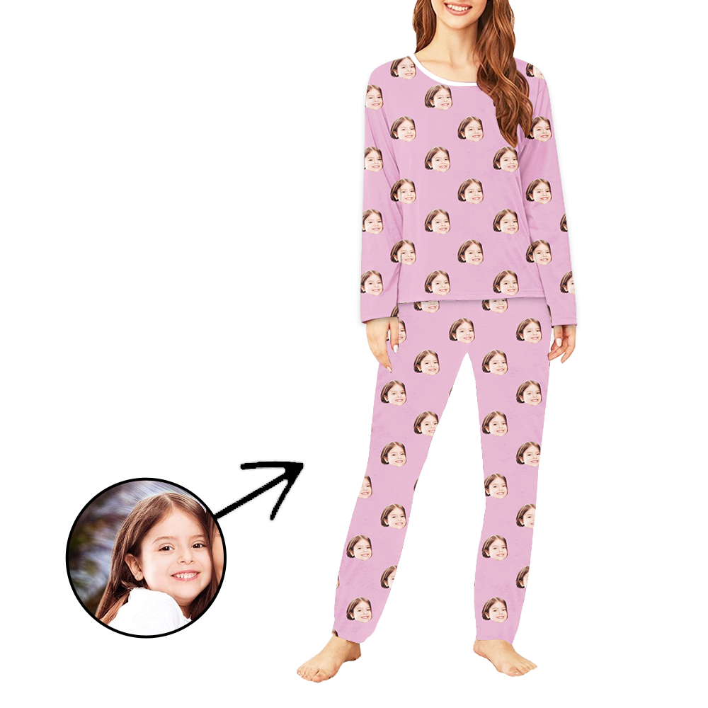 Personalised Pyjamas For Women I Love My Baby Long Sleeve
