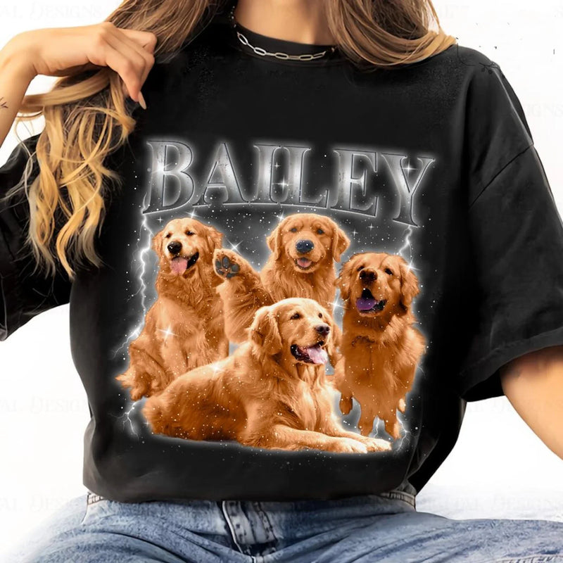 Custom Dog Shirt, Custom Pet Shirt, Personalized Pet Shirt, Custom Bootleg Dog mom Shirt, Retro Dog Shirt, Custom Cat Shirt, Bootleg Rap Dog