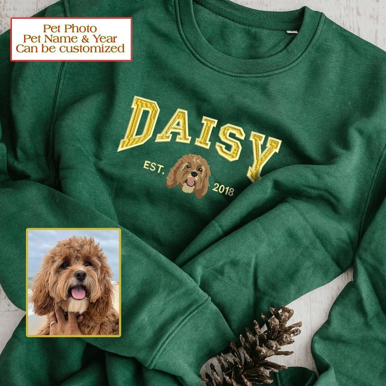 Personalized Gifts Dog Exclusive Custom Sweatshirt with your pet design