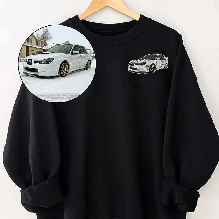 Gifts for Car Lovers Custom Embroidered Car Hoodie