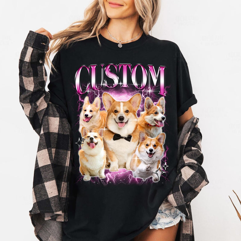 Custom Dog Shirt, Custom Pet Shirt, Personalized Pet Shirt, Custom Bootleg Dog mom Shirt, Retro Dog Shirt, Custom Cat Shirt, Bootleg Rap Dog