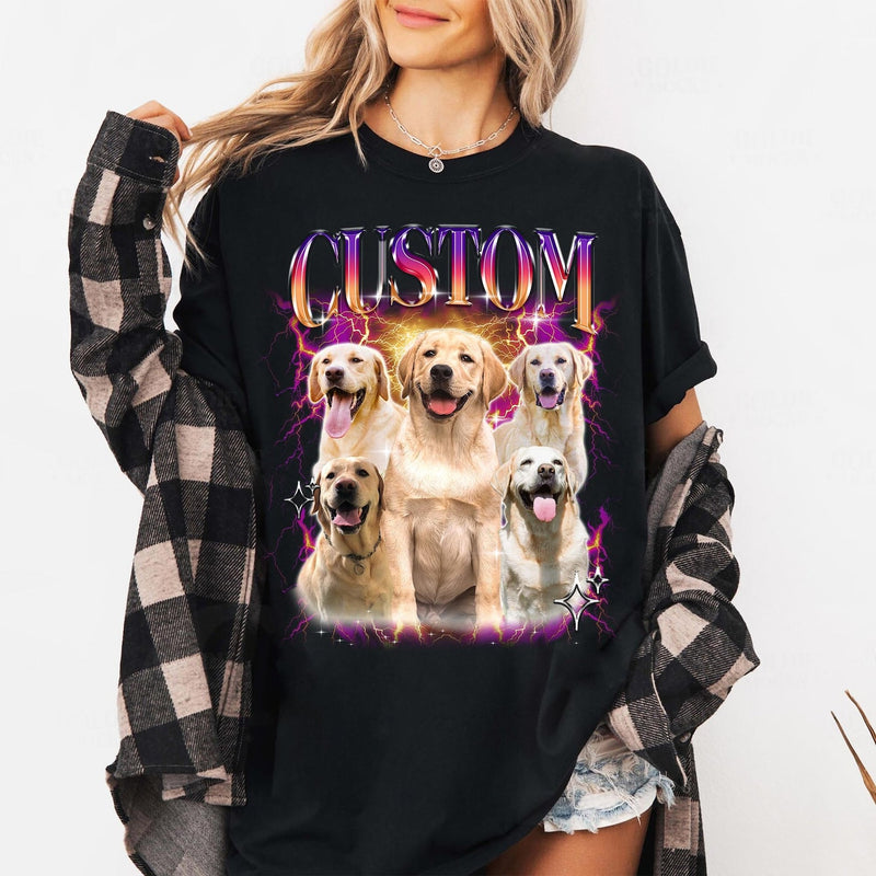 Custom Dog Shirt, Custom Pet Shirt, Personalized Pet Shirt, Custom Bootleg Dog mom Shirt, Retro Dog Shirt, Custom Cat Shirt, Bootleg Rap Dog