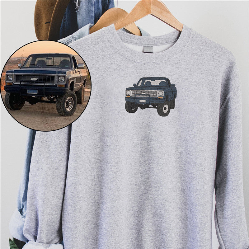 Gifts for Car Lovers Custom Embroidered Car Hoodie