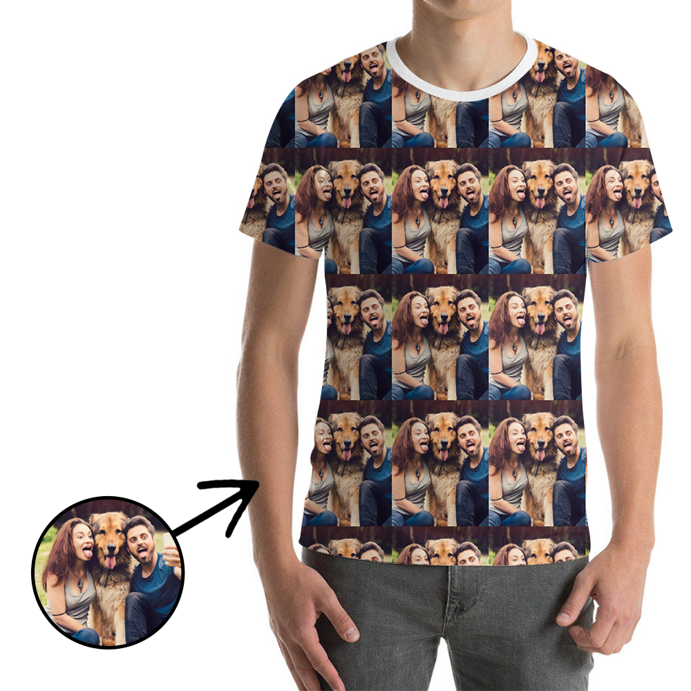 Custom Photo T-shirt Unisex Whole Photo