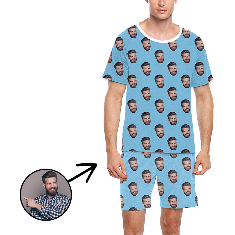 Custom Photo Pajamas For Men I Love My Girlfriend