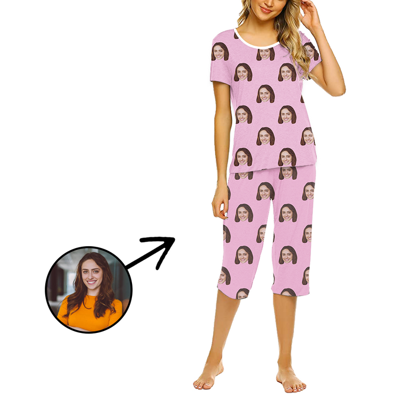 Personalised Photo Pajamas For Women My Loved One's Face