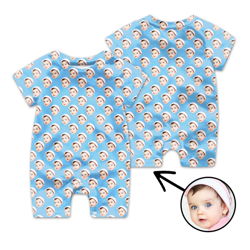 Custom Face Baby Bodysuit My Loved One's Face