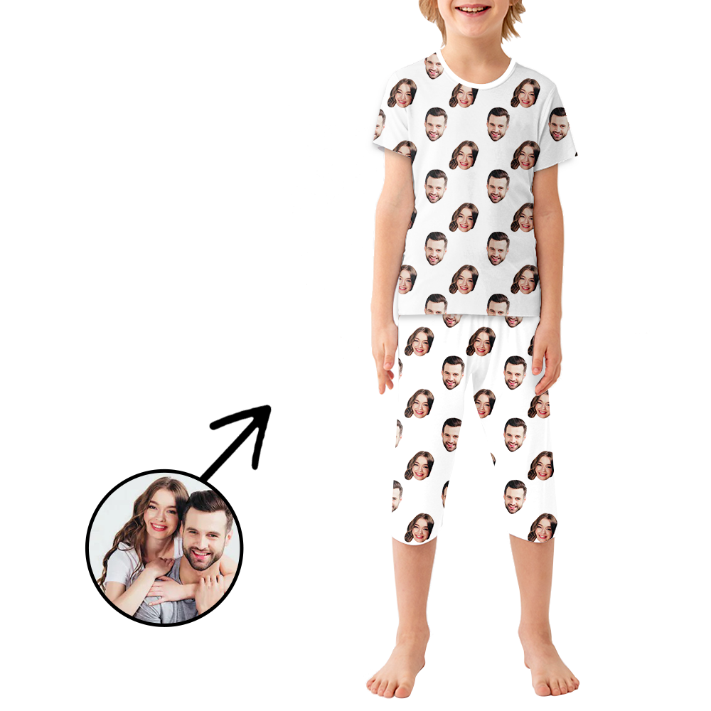 Custom Photo Pajamas For Kids I Love My Mom