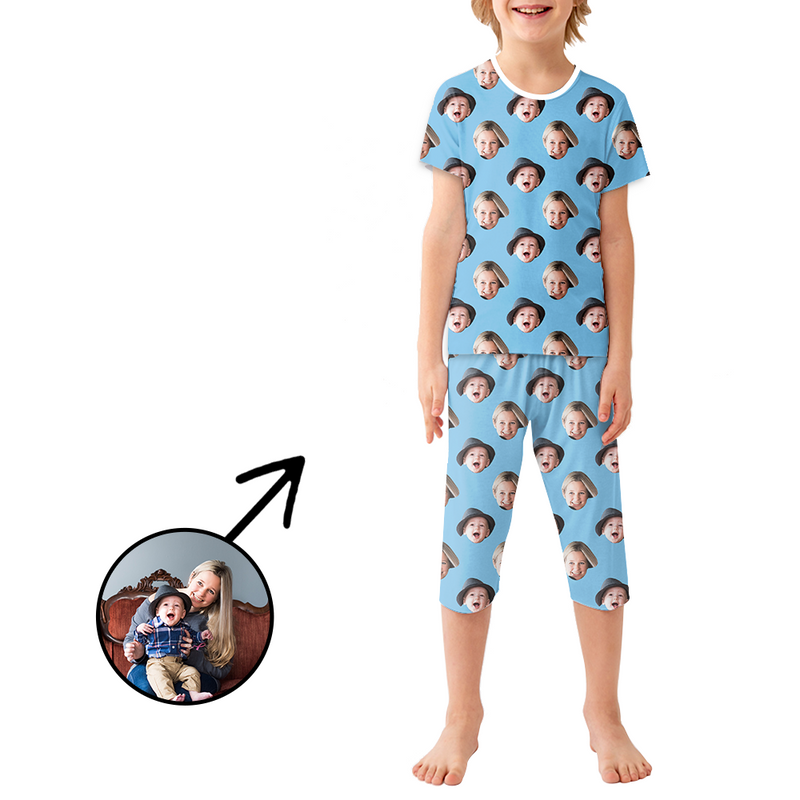 Custom Photo Pajamas For Kids I Love My Parents