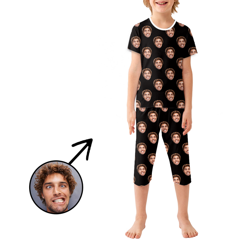 Custom Photo Pajamas For Kids My Loved One's Face