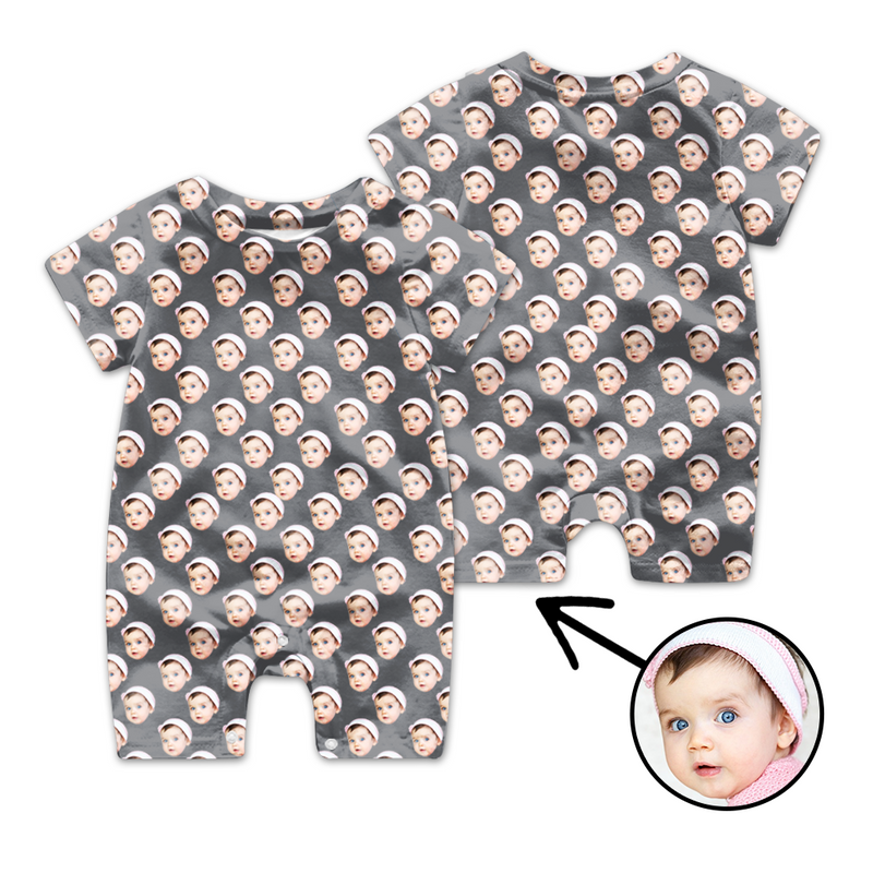 Custom Face Baby Bodysuit My Loved One's Face