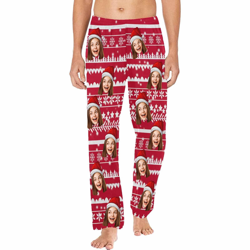 Face Pajamas Put Your Face On Pajamas Pants For Men Face On Pajamas Funny Christmas Sleepwear Special Offer Christmas Gifts