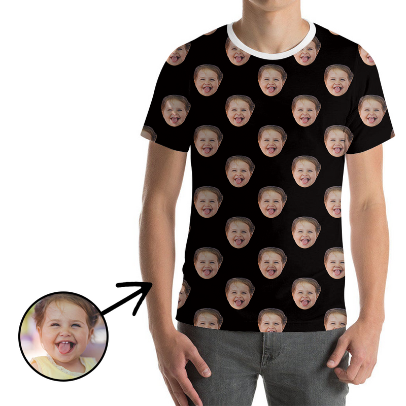 Custom Photo T-shirt Unisex I Love My Girlfriend