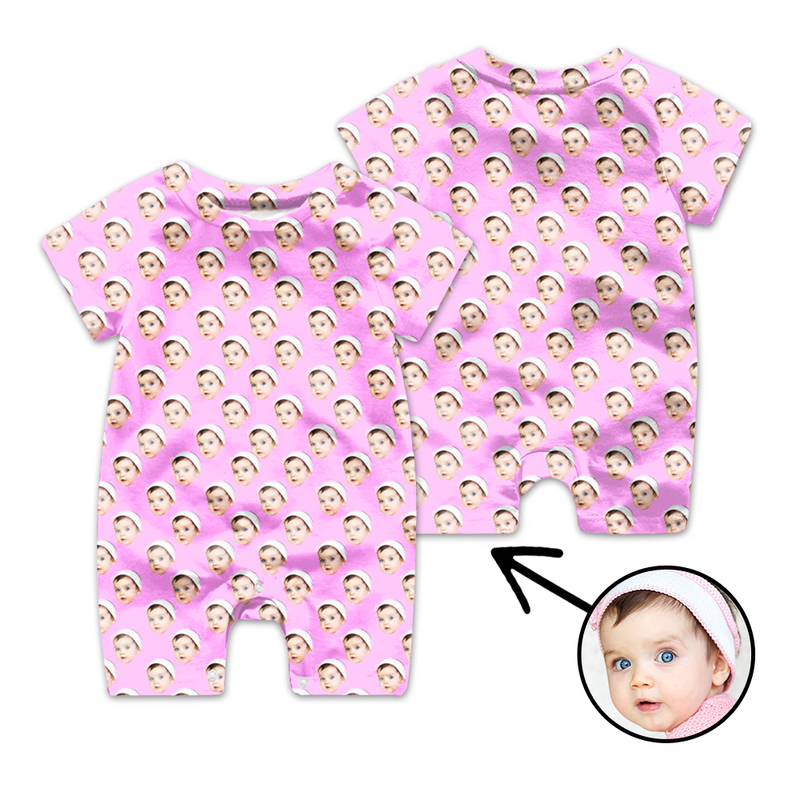 Custom Face Baby Bodysuit My Loved One's Face