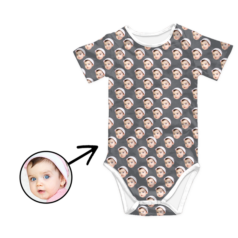 Custom Photo Baby Bodysuit My Loved One's Face