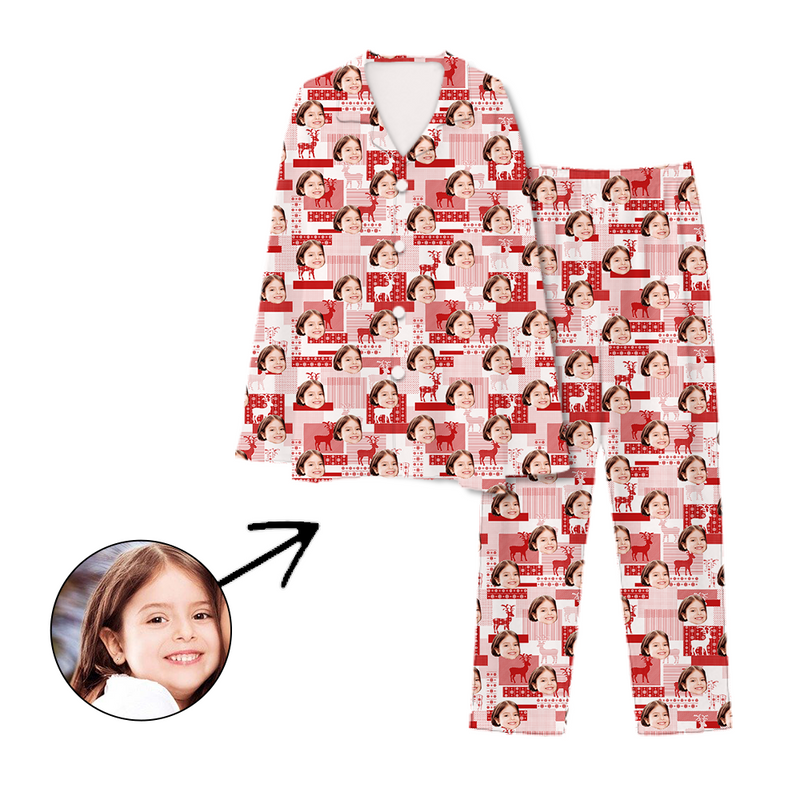 Personalised Pyjamas Reindeer Christmas