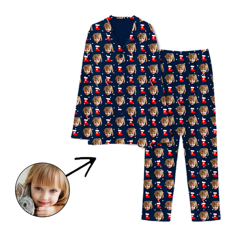 Personalised Pyjamas Christmas Socks And Stars