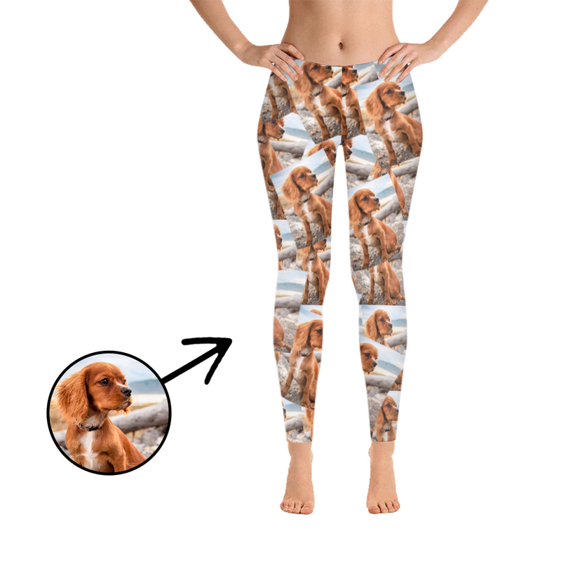 Custom Photo Leggings Whole Dog Photo