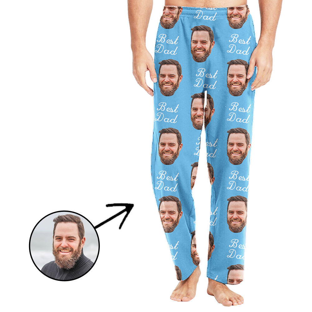 Custom Photo Pajamas Pants For Men Best Dad Father's Day Gifts