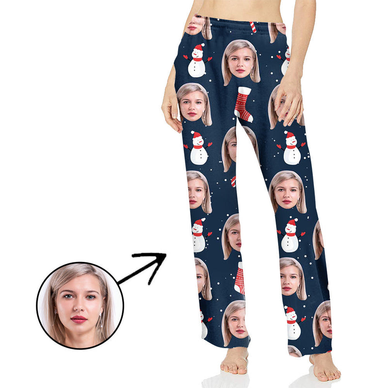 Custom Photo Pajamas Pants For Women Winter Is Coming