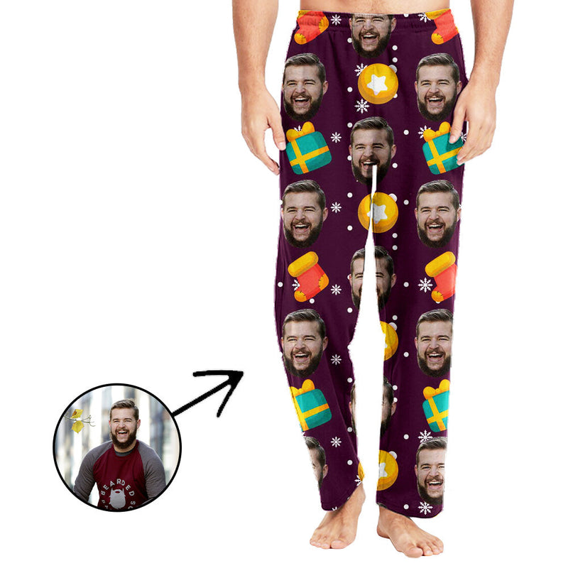 Custom Photo Pajamas Pants For Men Socks And Gifts