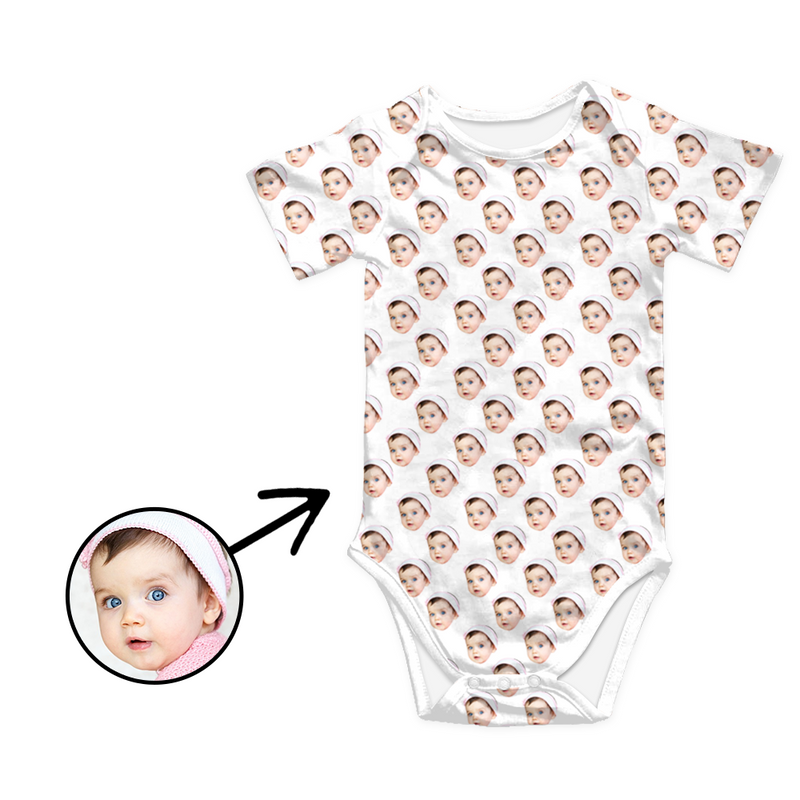 Custom Photo Baby Bodysuit My Loved One's Face